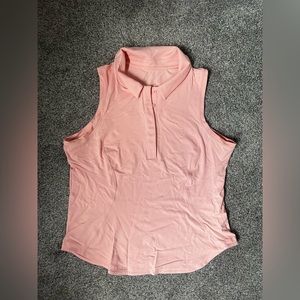 Lululemon quick dry sleeveless polo shirt
